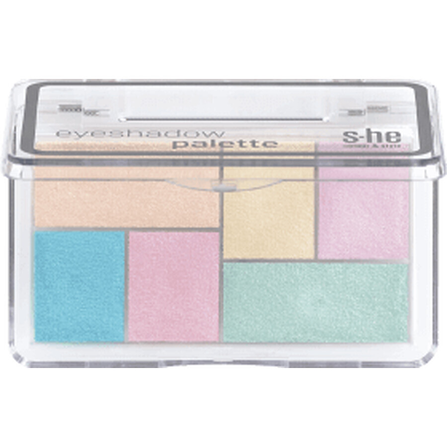 S-he colour&style Lidschattenpalette 185/006, 9 g