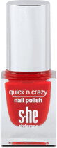 S-he colour&amp;style Vernis &#224; ongles Quick&#39;n crazy 323/620, 6 ml