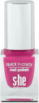 S-he colour&amp;style Vernis &#224; ongles Quick&#39;n crazy 323/640, 6 ml