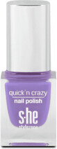 S-he colour&amp;style Vernis &#224; ongles Quick&#39;n crazy 323/660, 6 ml