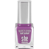 S-he colour&style Vernis à ongles Quick'n crazy 323/665, 6 ml