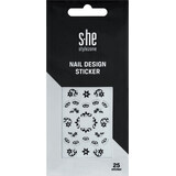 S-he colour&style Nail Stickers, 1 set