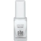S-he color&style Top coat ultra opaco 313/001, 10 ml