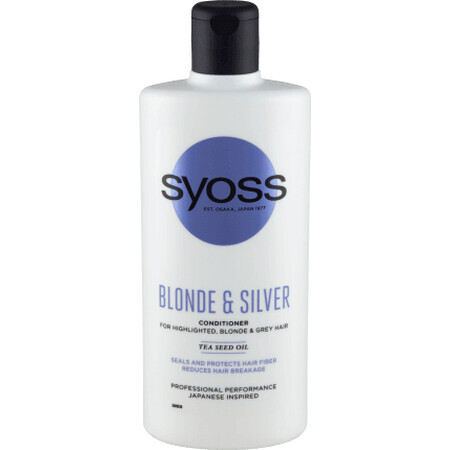 Syoss Conditionneur pour cheveux blonds, argentés ou méchés, 440 ml