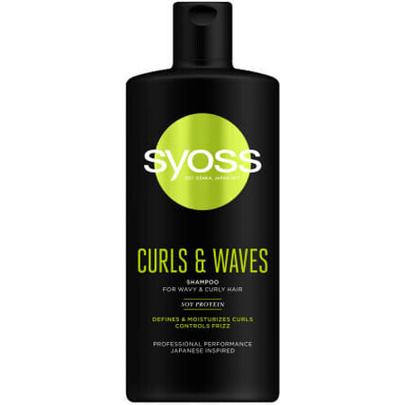 Syoss Shampooing pour cheveux bouclés et ondulés, 440 ml