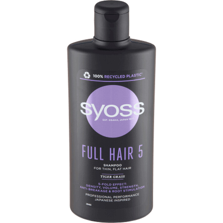 Syoss Shampoo per capelli sottili e senza volume, 440 ml