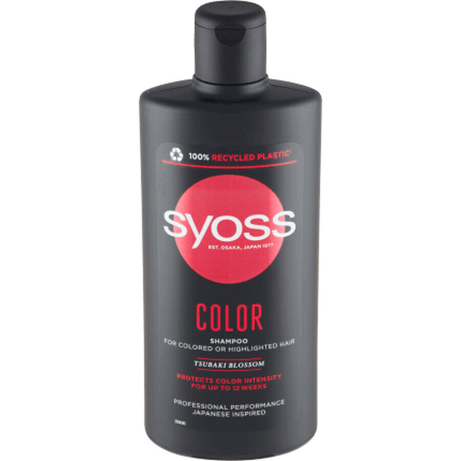 Shampooing Syoss pour cheveux colorés ou méchés, 440 ml