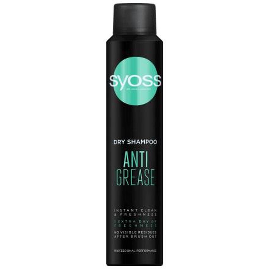 Shampoo secco Syoss Anti Grease, 200 ml