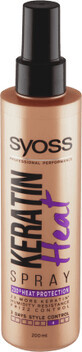 Syoss Keratin Hair Spray per protezione termica, 200 ml