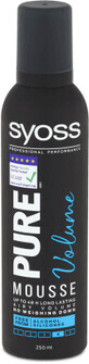 Syoss Spumă de păr Pure Volume, 250 ml