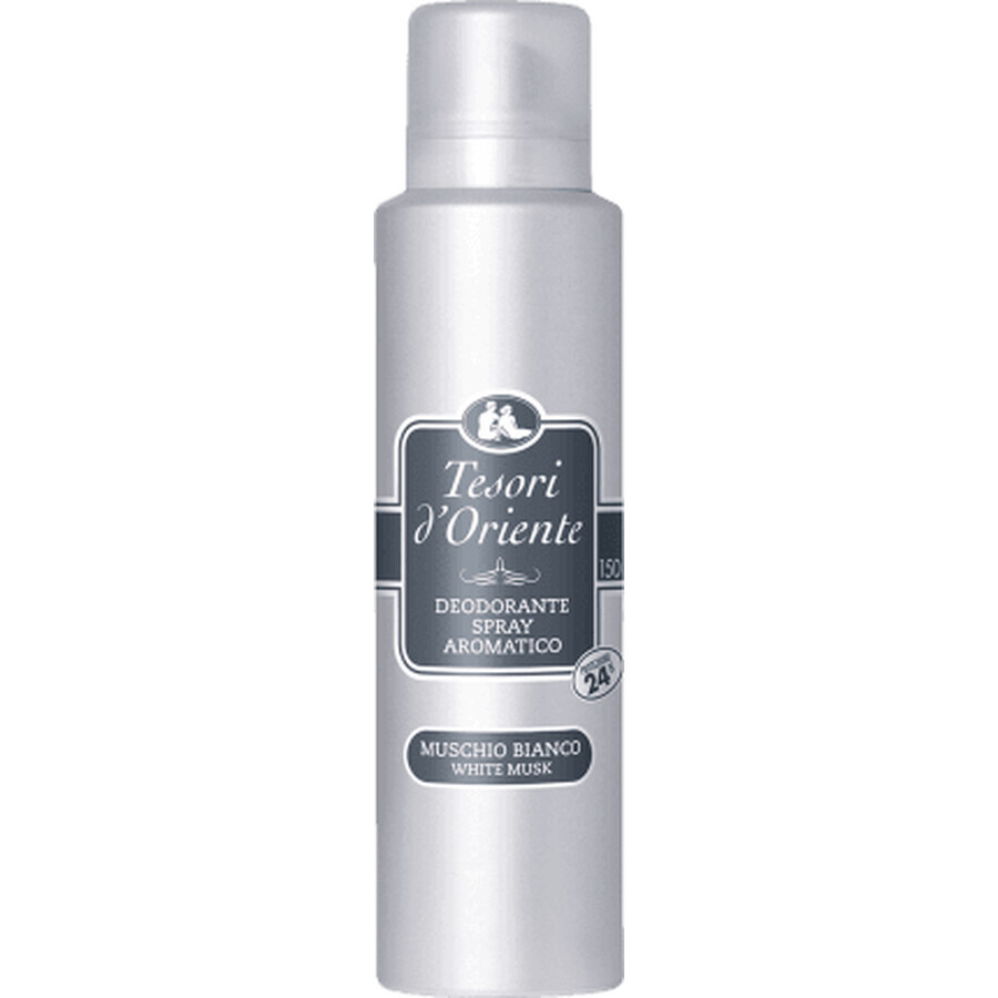 Tesori d'Oriente Deodorant Körperspray weißer Moschus, 150 ml