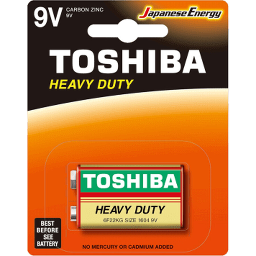 Batterie Toshiba 9V zinc HD, 1pc