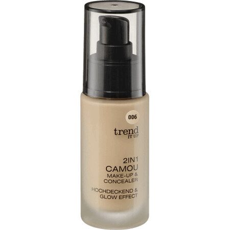 Trend !t up Fond de Teint 2en1 Camou &amp; Concealer - Nr. 006, 30 ml