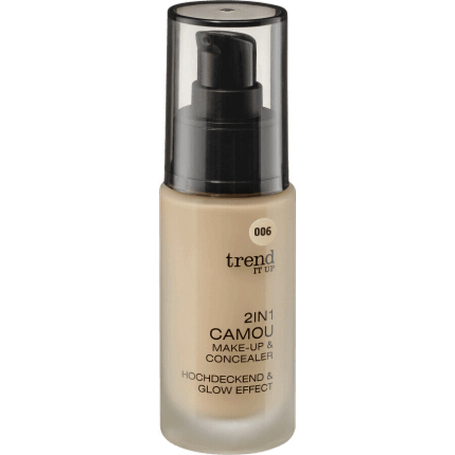 Trend !t up Fond de Teint 2en1 Camou &amp; Concealer - Nr. 006, 30 ml