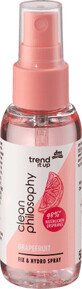 Trend !t up Clean Philosophy Makeup-Fixierspray, Grapefruit, 50 ml