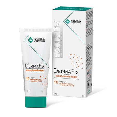 Gel DermaFix per acne e punti neri, 50 g, P.M Innovation Laboratories
