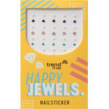 Trend !t up Happy Jewels autocollants pour ongles, 40 pièces