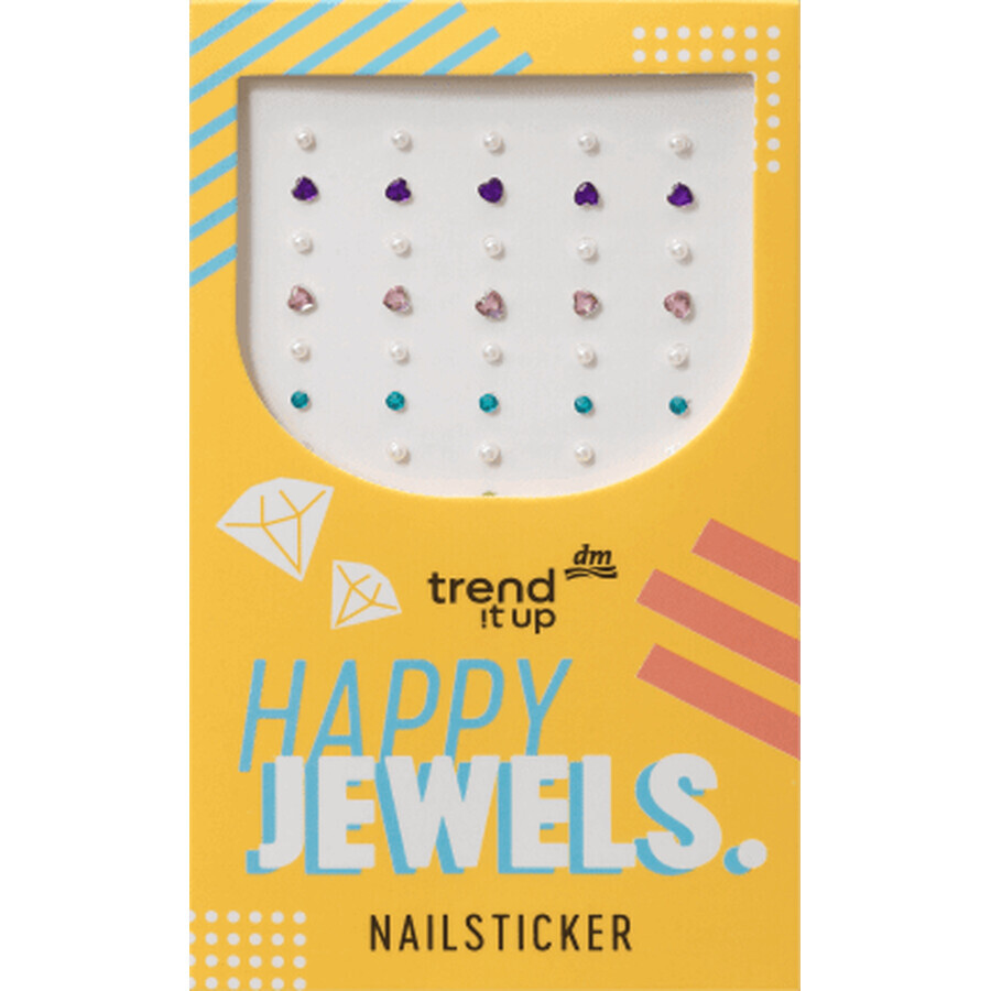 Trend !t up Happy Jewels Nagelsticker, 40 Stück