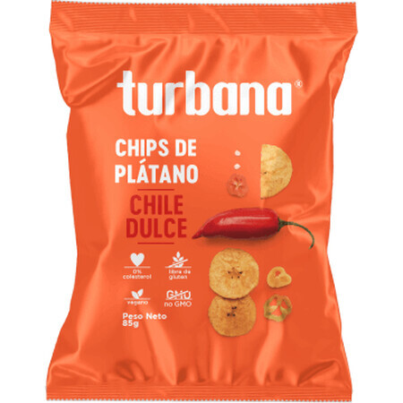 Turbana Plantain chips with sweet pepper, 85 g