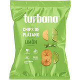 Turbana Green plantain chips with lemon, 95 g