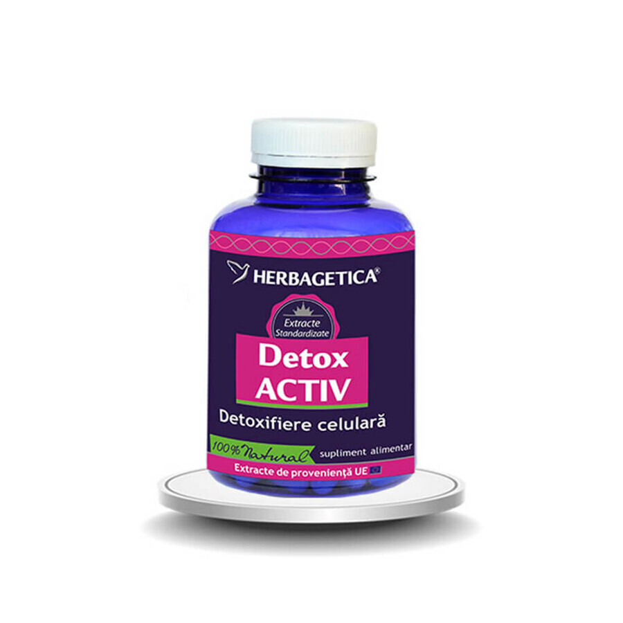 Detox Activ, 120 gélules, Herbagetica