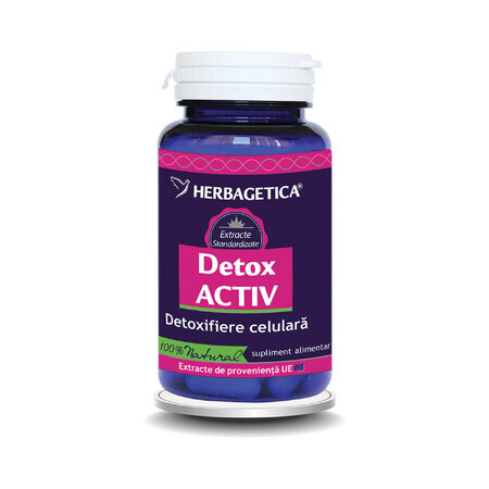 Detox activ, 60 gélules, Herbagetica