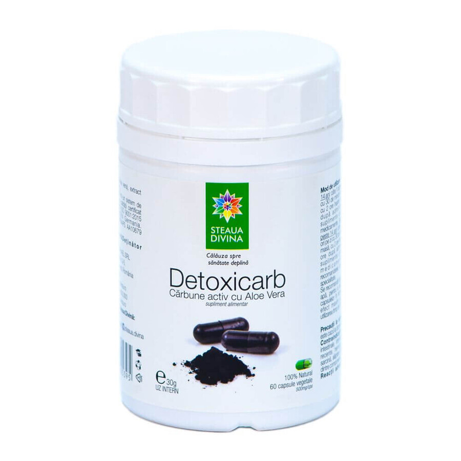 Detoxicarb, 60 gélules végétales, Divine Star