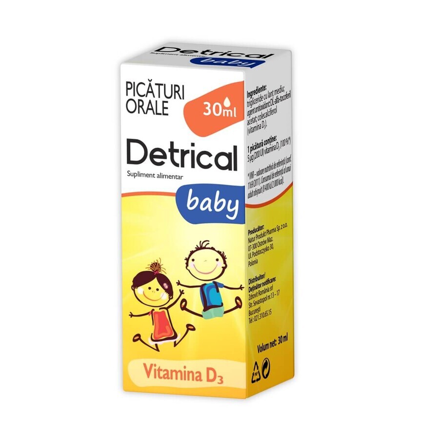 Detrical baby gouttes orales, 30 ml, Zdrovit