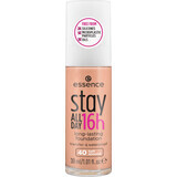 Essence cosmetics Stay All Day 16h Long-Lasting Grundierung 40 Soft Almond, 30 ml