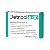 Detrical Vitamine D 4000IU, 60 comprimés, Zdrovit