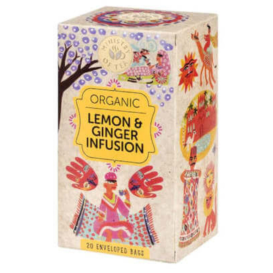 Ministry OF TEA Lemon and ginger tea, 35 g