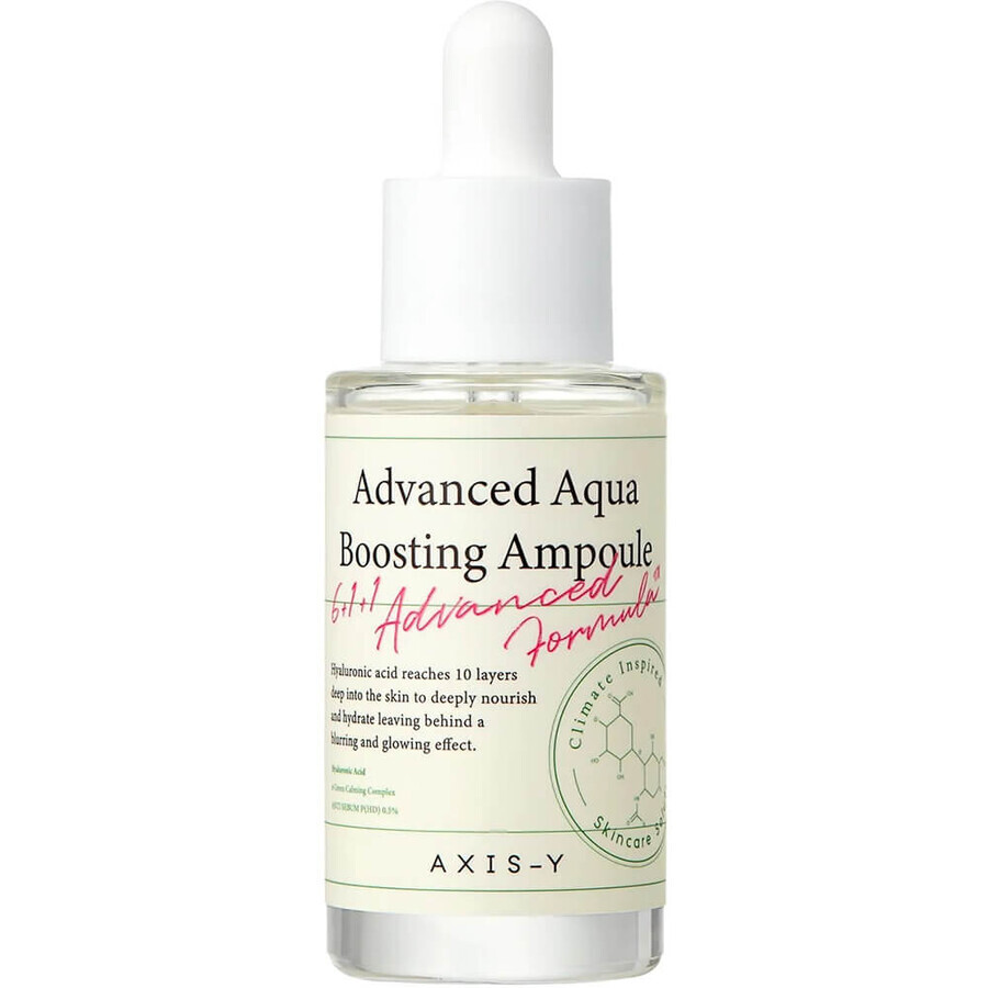 Advanced Aqua Boosting Ampoule - Siero viso intensamente idratante con acido ialuronico, AXIS-Y, 30ml